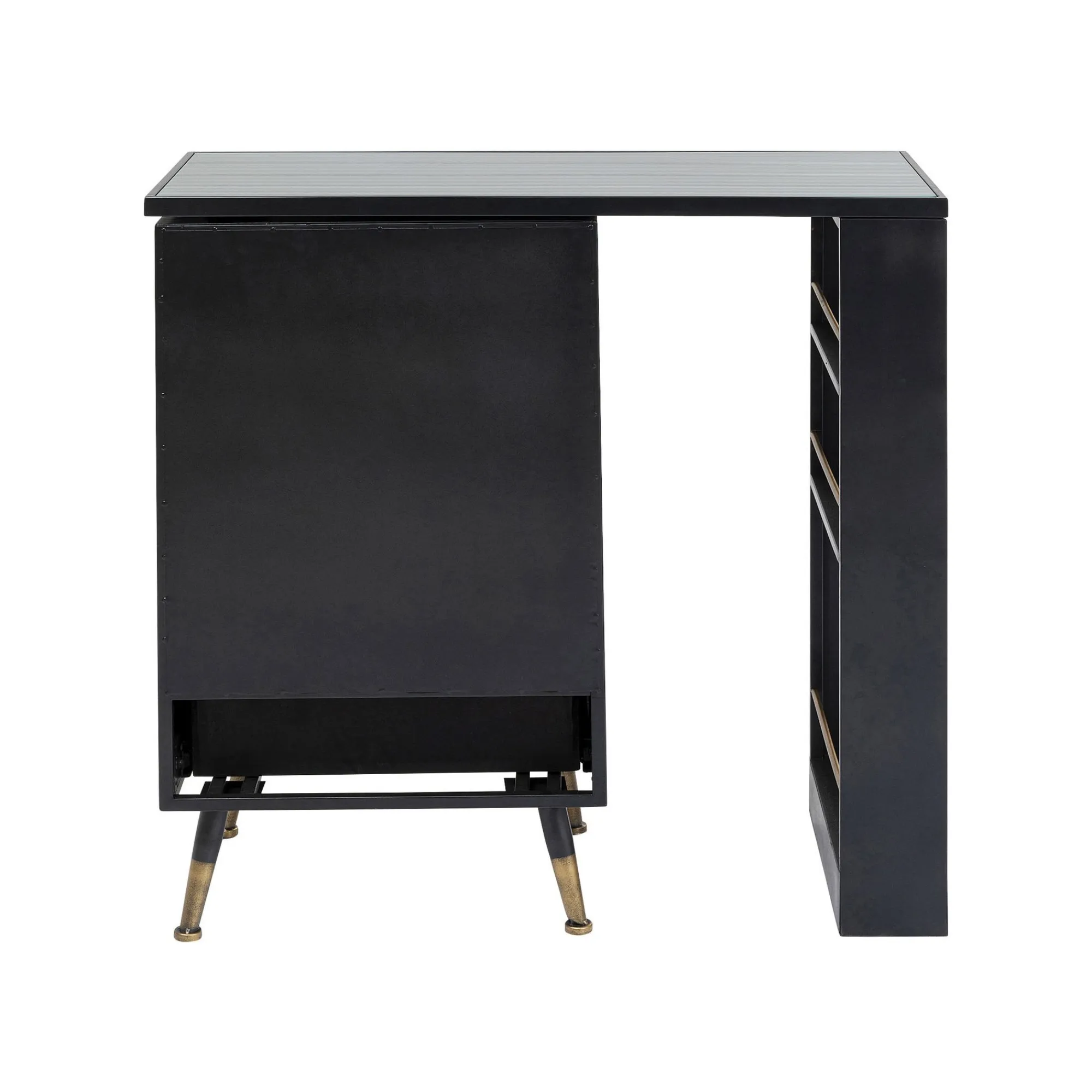 KARE Design Bar Avec étagère Pivotante La Gomera ^ Buffet|Bar & Tabouret De Bar