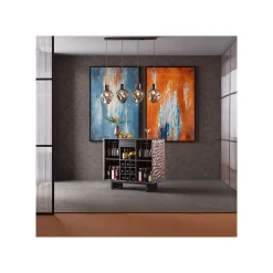 KARE Design Bar Caldera Chrome ^ Bar & Tabouret De Bar