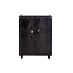 KARE Design Bar-coffre Globetrotter Croco 66cm ^ Coffre & Malle|Bar & Tabouret De Bar