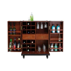 KARE Design Bar-coffre Globetrotter Croco 66cm ^ Coffre & Malle|Bar & Tabouret De Bar