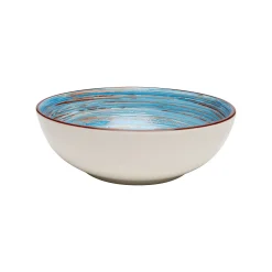 KARE Design Bols Swirl Blue 22cm Set De 4 ^ Vaisselle