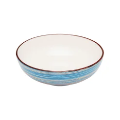 KARE Design Bols Swirl Blue 18cm Set De 4 ^ Vaisselle