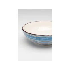 KARE Design Bols Swirl Blue 18cm Set De 4 ^ Vaisselle