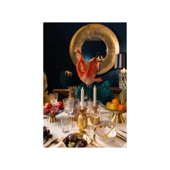 KARE Design Boîte Ananas Transparent Et Doré 31cm ^ Boîte