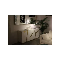 KARE Design Boîte Ava Blanche Plume Dorée ^ Boîte