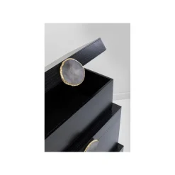 KARE Design Boîtes Nifty Noires Set De 3 ^ Boîte