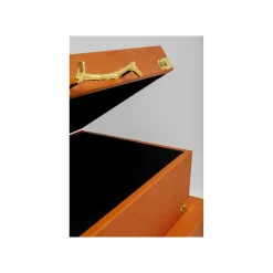 KARE Design Boîtes Noah Oranges Set De 3 ^ Boîte