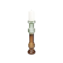 KARE Design Bougeoir Marvelous Duo Vert Marron 49cm ^ Bougeoir & Lanterne