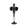 KARE Design Bougeoir Tête D'éléphant Noir 36cm ^ Bougeoir & Lanterne