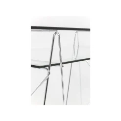 KARE Design Bureau Polar 135x65cm Chromé ^ Bureau