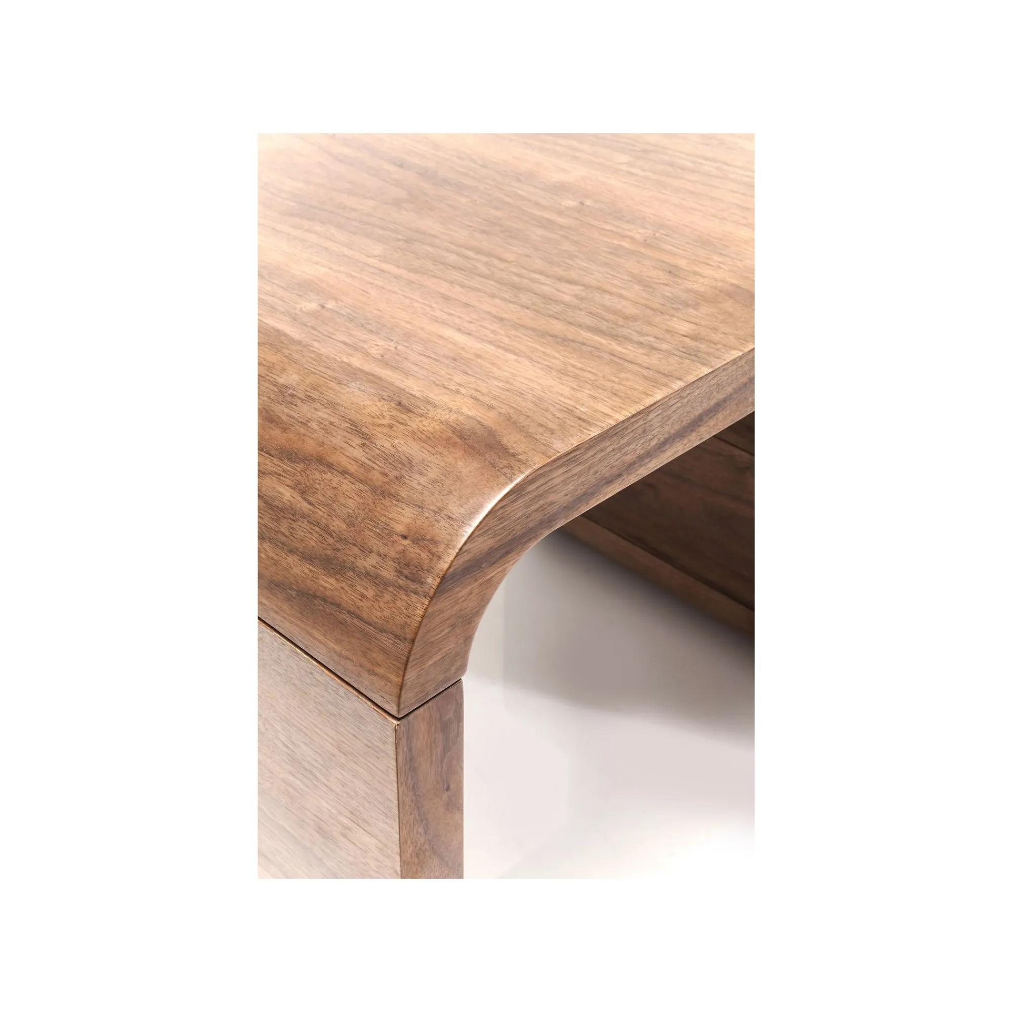 KARE Design Bureau Snake Noyer 4 Tiroirs 150x70cm ^ Bureau