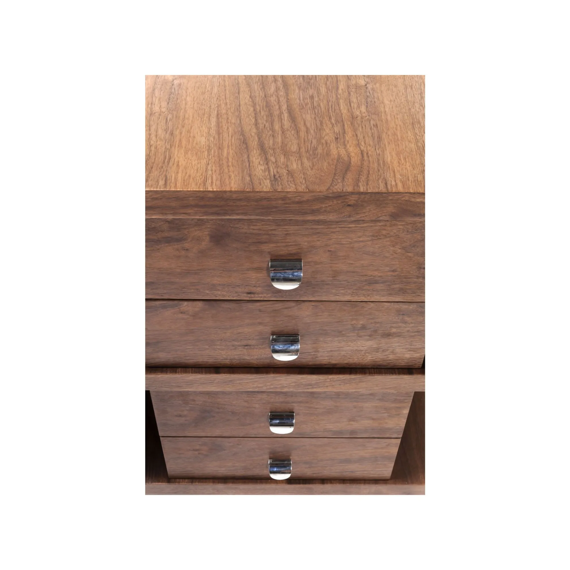 KARE Design Bureau Snake Noyer 4 Tiroirs 150x70cm ^ Bureau