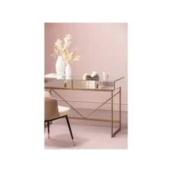 KARE Design Bureau Soran 120x50cm Doré ^ Bureau