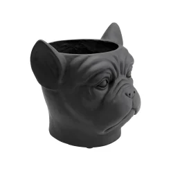 KARE Design Cache-pot Bouledogue Noir ^ Vase