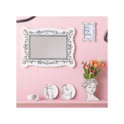 KARE Design Cadre Photo Favola Blanc Et Noir 19x25cm ^ Cadre Photo