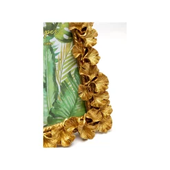 KARE Design Cadre Photo Feuilles De Ginkgo Dorées 20x25cm ^ Cadre Photo