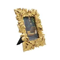KARE Design Cadre Photo Feuilles Dorées ^ Cadre Photo