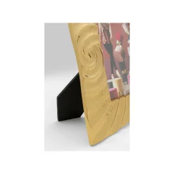 KARE Design Cadre Photo Wave Doré 19x23cm ^ Cadre Photo