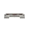 KARE Design Canapé 2 Angles Infinity Gris XXL 4 Assises ^ Canapé & Banquette