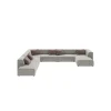 KARE Design Canapé 2 Angles Infinity Gris XXL 6 Assises ^ Canapé & Banquette