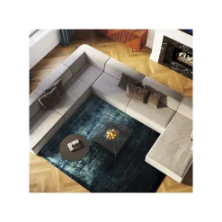 KARE Design Canapé 2 Angles Infinity Gris XXL 6 Assises ^ Canapé & Banquette