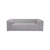 KARE Design Canapé Cubetto 3 Places Cord Gris Clair ^ Canapé & Banquette