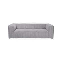 KARE Design Canapé Cubetto 3 Places Cord Gris Clair ^ Canapé & Banquette