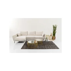 KARE Design Canapé D'angle Amalfi Gauche Crème ^ Canapé & Banquette