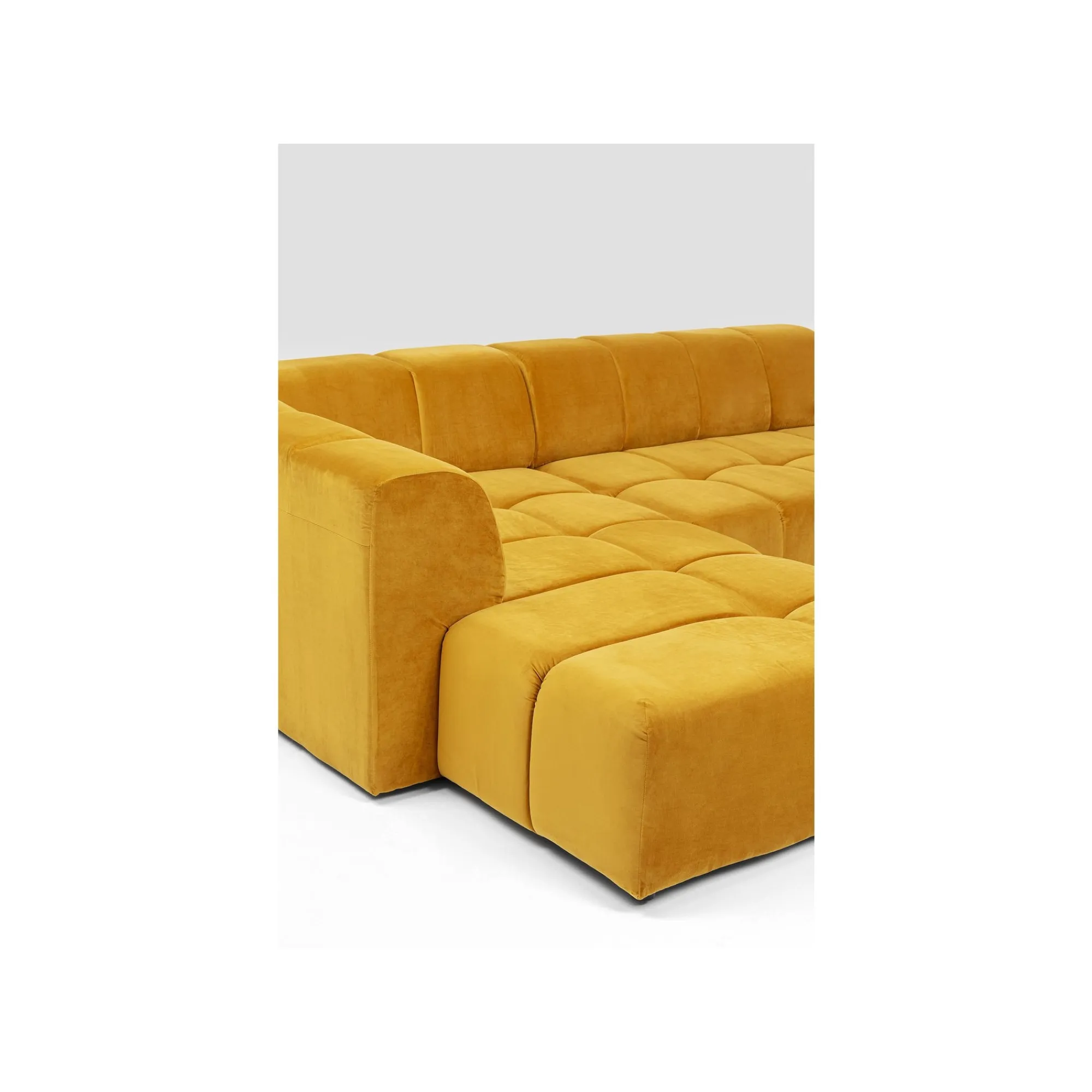 KARE Design Canapé D'angle Belami Gauche Ocre ^ Canapé & Banquette