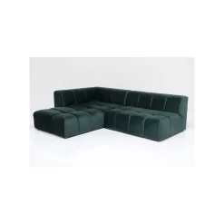 KARE Design Canapé D'angle Belami Gauche Vert Foncé ^ Canapé & Banquette