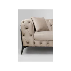 KARE Design Canapé D'angle Bellissima Droite Velours Beige ^ Canapé & Banquette