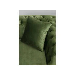 KARE Design Canapé D'angle Bellissima Gauche Velours Vert ^ Canapé & Banquette