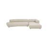 KARE Design Canapé D'angle Bow Droite Crème ^ Canapé & Banquette