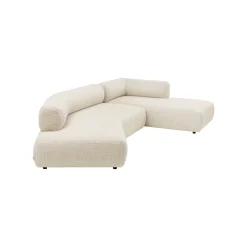 KARE Design Canapé D'angle Bow Droite Crème ^ Canapé & Banquette