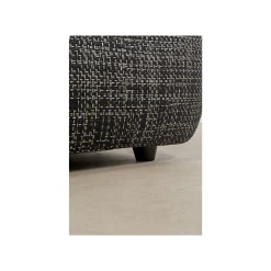 KARE Design Canapé D'angle Bow Droite Noir Et Blanc ^ Canapé & Banquette