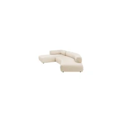 KARE Design Canapé D'angle Bow Gauche Crème ^ Canapé & Banquette