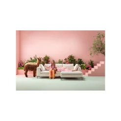 KARE Design Canapé D'angle Gianna 290cm Droite Crème ^ Canapé & Banquette