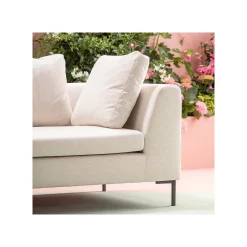 KARE Design Canapé D'angle Gianna 290cm Gauche Crème ^ Canapé & Banquette