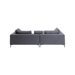 KARE Design Canapé D'angle Gianna 290cm Gauche Gris Foncé ^ Canapé & Banquette