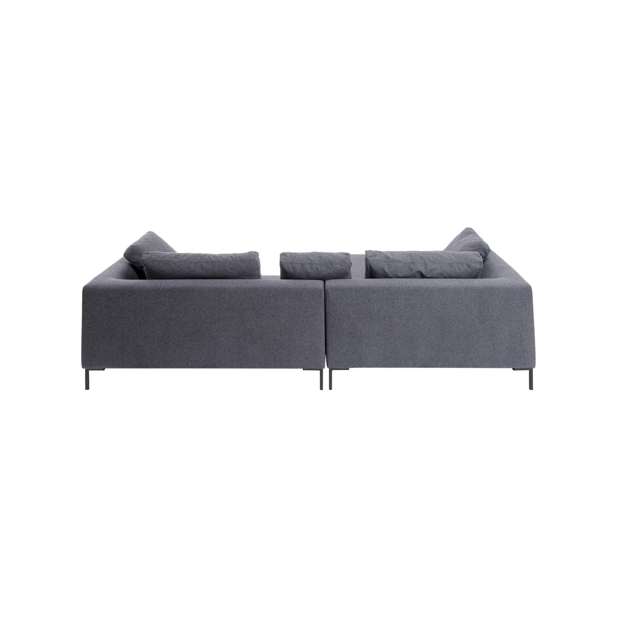 KARE Design Canapé D'angle Gianna 290cm Gauche Gris Foncé ^ Canapé & Banquette