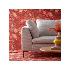 KARE Design Canapé D'angle Gianna Cord 290cm Droite Gris ^ Canapé & Banquette