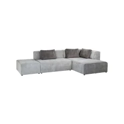 KARE Design Canapé D'angle Infinity Droite Gris ^ Canapé & Banquette
