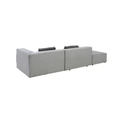 KARE Design Canapé D'angle Infinity Droite Gris ^ Canapé & Banquette