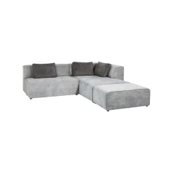 KARE Design Canapé D'angle Infinity Droite Gris ^ Canapé & Banquette