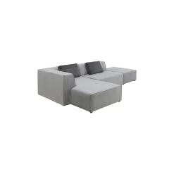 KARE Design Canapé D'angle Infinity Gauche Gris ^ Canapé & Banquette