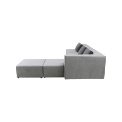 KARE Design Canapé D'angle Infinity XL Droite Gris ^ Canapé & Banquette