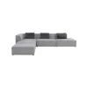 KARE Design Canapé D'angle Infinity XL Gauche Gris ^ Canapé & Banquette