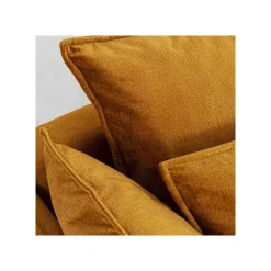 KARE Design Canapé D'angle Monza Gauche Velours Ocre ^ Canapé & Banquette