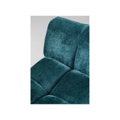 KARE Design Canapé D'angle Nia Droite Velours Bleu ^ Canapé & Banquette