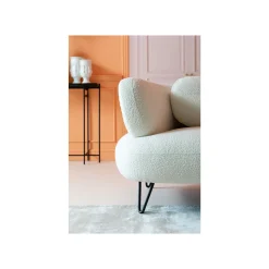KARE Design Canapé D'angle Peppo Crème Droite ^ Canapé & Banquette